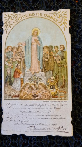 Santino orazione papa - santino,