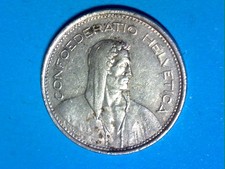 monete Svizzera 1/2 franc , 1