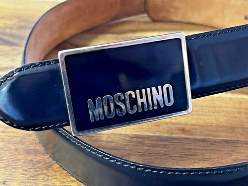 Cintura moschino couture logo - moschino,