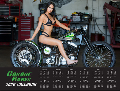 2026 garage babes calendario - babes,