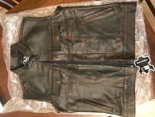 Gilet moto in pelle stile sons of anarchy. 