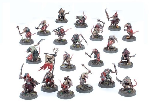 20x skaven clanrats - skaven,