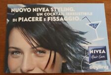 2573 CARTOLINA PUBBLICITARIA NIVEA STYLING HAIR CARE