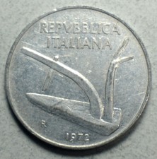 Italy 10 Lire 1972-R KM#93