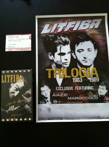 Litfiba lotto manifesto poster - lotto,