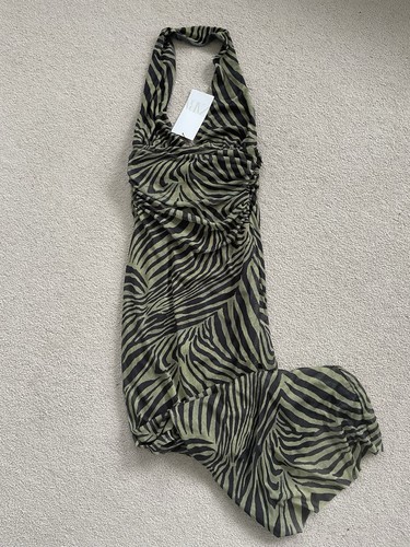 Abito midi zara - abito, verde