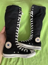 stivali converse all star chuck taylor XXHI zipper black white High Knee Tg.37,5