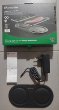 Cellularline caricatore dual wireless fast charger