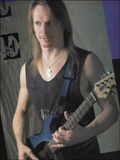 Steve Morse Signature Ernie Ball Music Man chitarra 1995 pin-up foto stampa 8 x 11