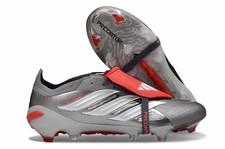 ADIDAS PREDATOR TONGUE FG ELITE GRIGIO TAGLIA 10 UK