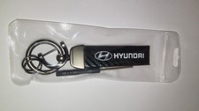 Portachiavi Auto Logo HYUNDAI, fibra di Carbonio.