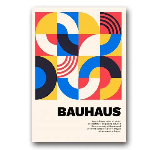 Poster bauhaus arte - poster,