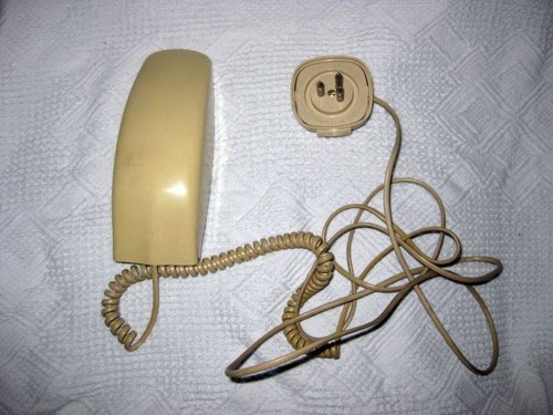 Telefono filo stile cordless - telefono,