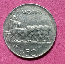 Italia 50 centesimi 1921