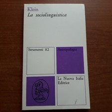 KLEIN- LA SOCIOLINGUISTICA -