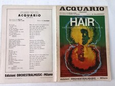 SPARTITO MUSICALE HAIR ACQUARIO ORCHESTRALMUSIC MILANO = LEGGI DESCRIZIONE =
