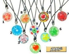 Zoppini Zable Collana Donna Bambina Pendente Ciondolo in Vetro Soffiato Gingol