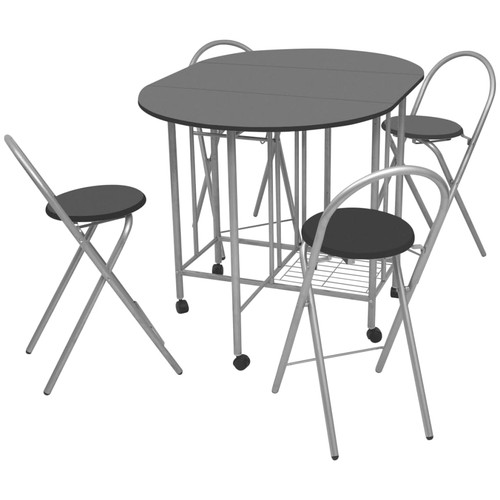 Vidaxl set tavolo sedie pz - 5,