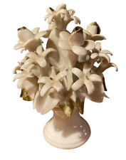 ⭕️ Statua Fiori vaso Capodimonte porcellana ceramica N Vela vintage anni 70