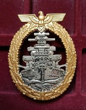 Ww2 German Distintivo Flotta Di Alto Mare Kriengsmarine REPLICA