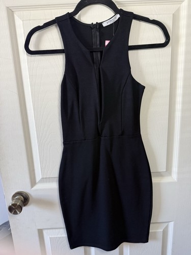 Abito solemio nero bodycon - abito,