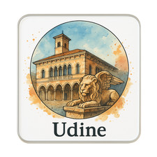 Udine, Italy Fridge Magnet