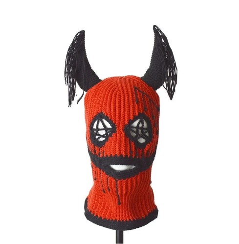 Maschera passamontagna corna
