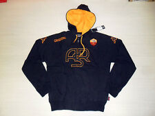 5790 ROMA KAPPA FELPA CAPPUCCIO ASR SWEAT HOOD TOP BLACK NERO XS