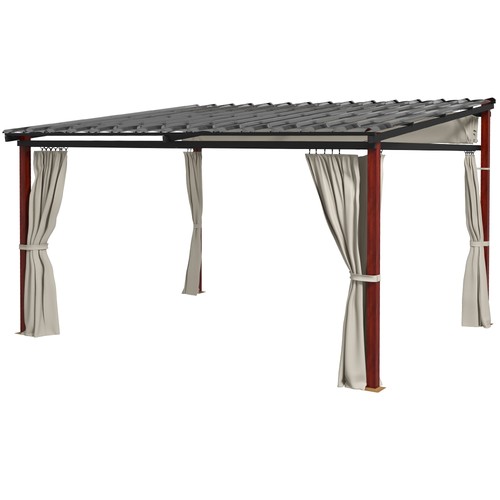 Outsunny pergola con tende - con,