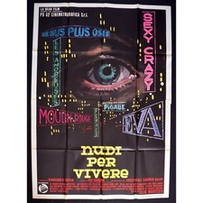 manifesto NUDI PER VIVERE giancarlo fusco iva vandor carmen bajot A178