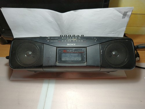 Radio cassette corder - radio, sony