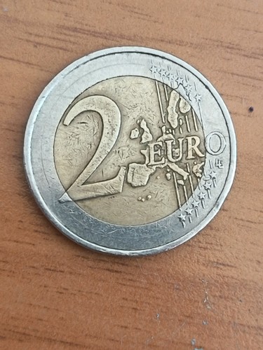 Moneta due euro - da, rara