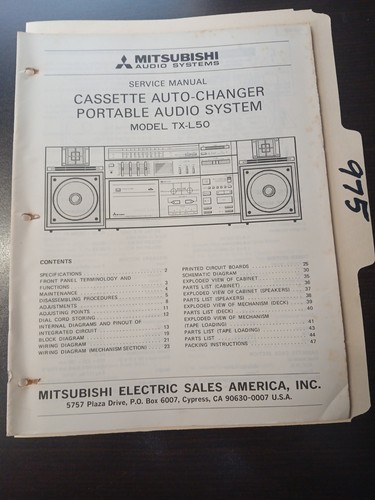 Mitsubishi model l50 - mitsubishi,