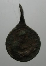 MEDAGLIA DA CLASSIFICARE SECOLO XVIII IN BRONZO