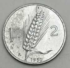1950 R Italia 2 Lire Scarso