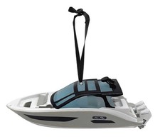 Sea Ray Sundancer 370 Ornamento Barca Fuoribordo con Nastro, Bianco SEA-62006