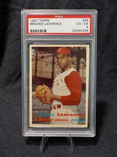 1957 topps brooks lawrence - brooks,