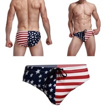  Uomo Bandiera USA Stampa Slip