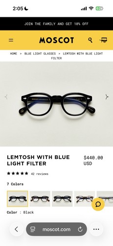 Moscot lemtosh round - moscot,