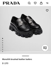 Mocassini Prada Monolith in