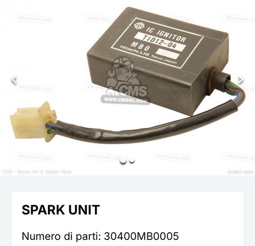 Spark unit centralina motore - unit,
