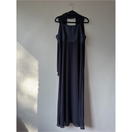 Maxi abito smanicato - , navy