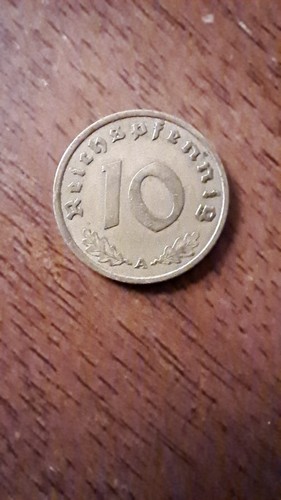 Moneta tedesca centesimi - moneta, 10