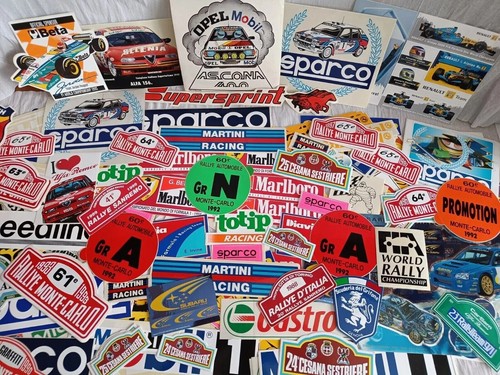 350 adesivi sticker rally - adesivi,