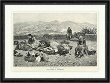 Donne di mercato in sosta