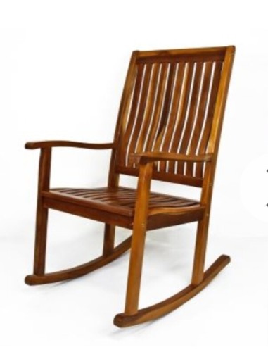 Sedia dondolo legno - a,