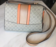 Borsa da donna tracolla Carpisa colore grigio e arancio