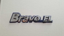 FIAT "BRAVO EL" STEMMA SIGLA LOGO TARGHETTA BADGE EMBLEMA FREGIO