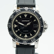 Orologio Montblanc Sport Quartz Da Uomo 7037 38MM Nero Vintage