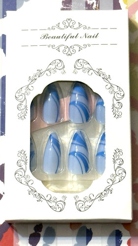 Bellissima unghie blu pastello - bellissima,